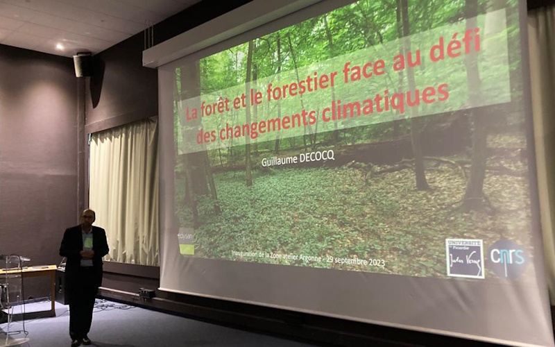 Conférence de Guillaume Decocq, sur la forêt face aux changements climatiques